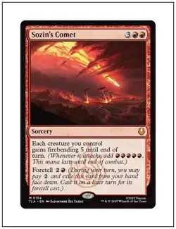 1x Sozin's Comet, Avatar, Magic MTG NM - Image 1