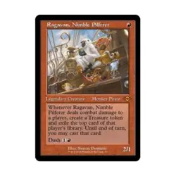 WotC MtG Modern Horizons Ragavan, Nimble Pilferer (Retro Frame) (MR) (Foi NM - Image 1