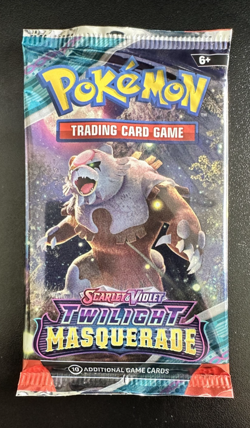 Pokemon TCG: Twilight Masquerade Booster Pack Single (RANDOM ART) - Image 1