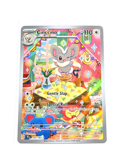 Cinccino 183/162 IR Full Art Holo POKEMON TCG Temporal Forces TEF ENGLISH NM/M - Image 2