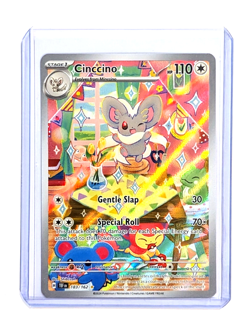 Cinccino 183/162 IR Full Art Holo POKEMON TCG Temporal Forces TEF ENGLISH NM/M - Image 4