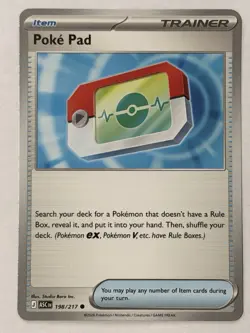 Pokemon Poke Pad 198/217 Me: Ascended Heroes Regular Non Holo Nm Pack Fresh - Image 1