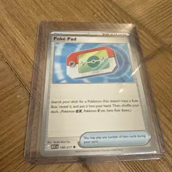 Pokemon Poke Pad 198/217 Me: Ascended Heroes Regular Non Holo Nm Pack Fresh - Image 3