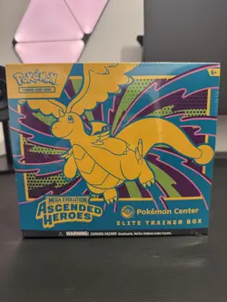 Pokemon TCG Ascended Heroes Pokemon Center Elite Trainer Box ETB | Small Rip - Image 1