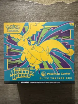 Pokemon Center Ascended Heroes ETB Elite Trainer Box Sealed Minor Wrap Tear - Image 1