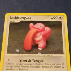 Pokemon Lickitung 80/127 Platinum Regular Moderately Played *FREE SHIPPING* - Image 2