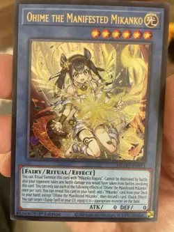 YuGiOh Ohime the Manifested Mikanko 1st Edition MZMU-EN073 Maze of Muertos - Image 1