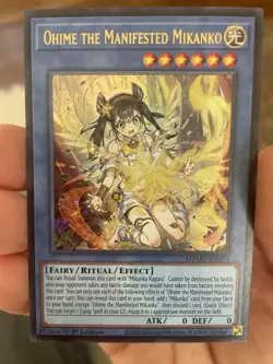 YuGiOh Ohime the Manifested Mikanko 1st Edition MZMU-EN073 Maze of Muertos - Image 5