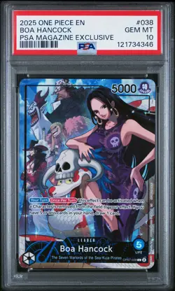 2025 ONE PIECE PROMOS #038 BOA HANCOCK PSA 10 - Image 1