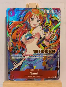 Nami ST01-007 SR Alt Rare One Piece Card Game English - Image 1