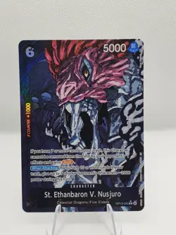 St. Ethanbaron V. Nusjuro Alt Art OP13-080 Carrying On His Will One Piece TCG - Image 1