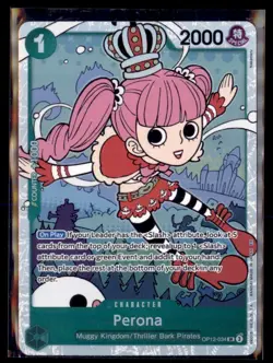 One Piece Legacy of the Master (OP12) Perona 034 Super Rare - Image 1