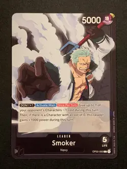 Smoker | OP02-093 L | Black | Paramount War | One Piece TCG - Image 1
