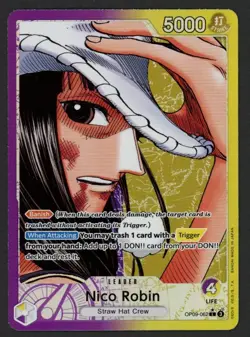 ***FOIL Nico Robin OP09-062-V2 Parallel*** One Piece Kid Icarus - Image 1