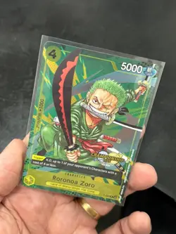 One Piece Roronoa Zoro P-042 2024 Championship Event Pack Promo Card #P-042 - Image 2