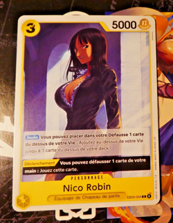 One Piece Card Game Francais Carte Nico Robin EB03-054 FR Mint - Image 1