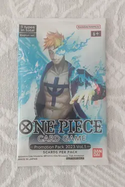 ONE PIECE Card Game PROMOTION PACK 2023 VOL 1 ENGLISH FACTORY SEALED - Image 1