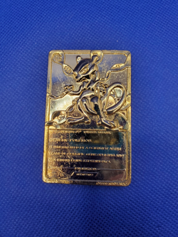 Pokemon 23K Gold Plated Mewtwo Trading Card 1999 Burger King Limited Edition - Image 5