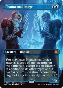 MTG English Phantasmal Image (Borderless) NM Normal Special Guests - Image 1