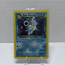 Dark Blastoise Team Rocket 3/82 Holo Rare Vintage Pokemon TCG Card - Image 1