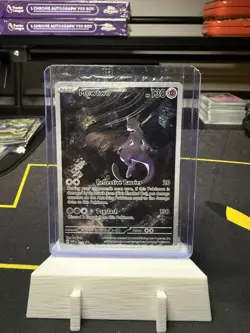 Pokemon 151 Mewtwo 052 Scarlet & Violet UPC Black Star Promo Card Holo Sealed - Image 1
