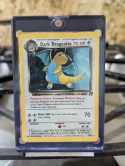 Pokemon TCG Dark Dragonite Holo Rare Card - Image 3