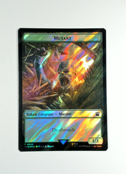 Alien Angel / Mutant Double-Sided Token 43 / 50 MTG WHO Token NP Surge Foil - Image 2