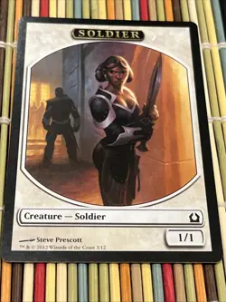Soldier Token X10 [Return to Ravnica]-MTG Free Shipping - Image 1