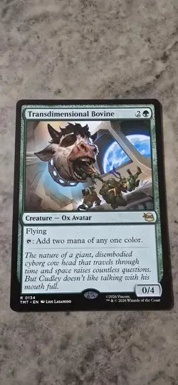 Transdimensional Bovine Teenage Mutant Ninja Turtles Regular Rare MTG NM - Image 1