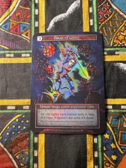 Sorcery Contested Realm GOTHIC Unique Foil Blaze Of Glory - Image 1