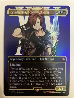 G'raha Tia, Scion Reborn (Borderless) M Commander: FINAL FANTASY 203 MTG FOIL - Image 1