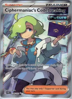Ciphermaniac's Codebreaking 198/162 SV05: Temporal Forces - Pokemon Card - NM - Image 1