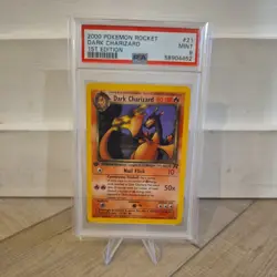 2000 Pokemon Dark Charizard 21/82 Team Rocket - PSA 9 Non-Holo - Image 1