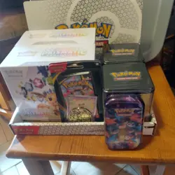 Pokemon TCG Prismatic Evolutions Elite Trainer Box +Tin BUNDLE. BRAND NEW/SEALED - Image 1