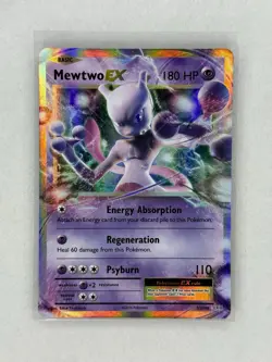 Pokemon TCG Mewtwo EX Ultra Rare XY Evolutions 52/108 NM - Image 1