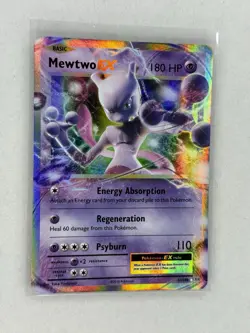 Pokemon TCG Mewtwo EX Ultra Rare XY Evolutions 52/108 NM - Image 2