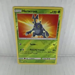 Heracross 18/214 Sm-Lost Thunder Reverse Holo Pokemon TCG NM Fast Shipping - Image 1