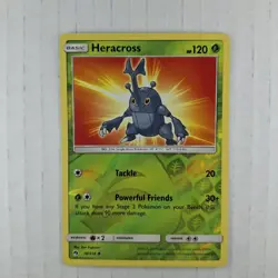 Heracross 18/214 Sm-Lost Thunder Reverse Holo Pokemon TCG NM Fast Shipping - Image 3