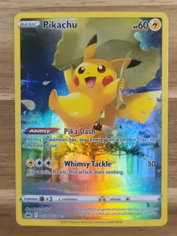 Pokemon TCG - SWSH - Crown Zenith - Pikachu GG30/GG70 - Galarian Gallery- NM - Image 1