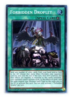 Forbidden Droplet - RA01-EN064 - Super Rare - 1st Edition - Yugioh - Image 1