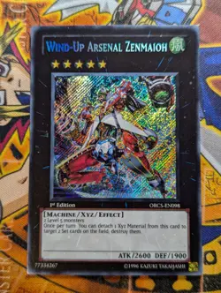 Wind-Up Arsenal Zenmaioh - ORCS-EN098 - Secret Rare - Yugioh - LP - 1st Ed - Image 1