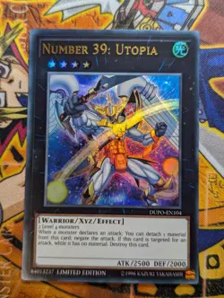 Number 39: Utopia - DUPO-EN104 - Ultra Rare - Limited Edition Yugioh - Image 1