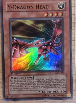 YuGiOh Y-Dragon Head - MFC-005 - Super Rare - 1st Edition - Image 1