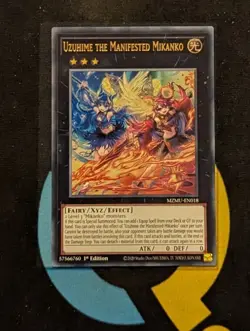 MZMU-EN018 Uzuhime the Manifested Mikanko Ultra Rare 1st Ed YuGiOh - Image 1