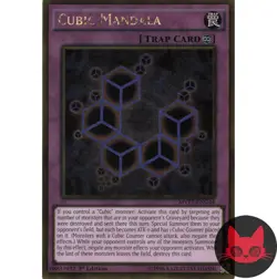 Yugioh Cubic Mandala MVP1-ENG44 Gold Rare 1st Edition NM - Image 1