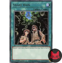 Yugioh Snake Rain ANGU-EN051 Rare 1st Edition NM - Image 1