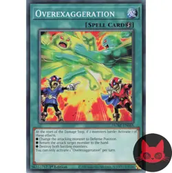 Yugioh Overexaggeration DUNE-EN065 Common 1st Edition NM - Image 1