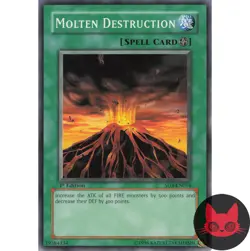 Yugioh Molten Destruction SD3-EN016 Common 1st Edition NM - Image 1