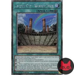 Yugioh Ancient City - Rainbow Ruins RA03-EN181 Platinum Secret Rare 1st Ed NM - Image 1