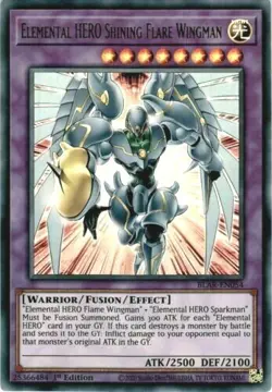 Elemental HERO Shining Flare Wingman - BLAR-EN054 - Ultra Rare - Yugioh - Image 1